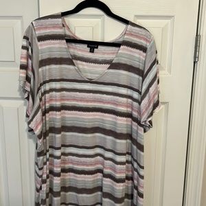Torrid colorful stripe shirt